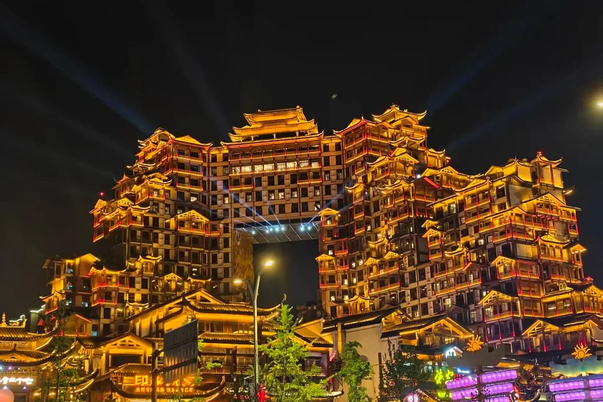 Zhangjiajie Seventy-Two Arcade Buildings
